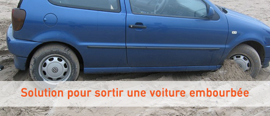 Comment sortir une voiture embourbée ?