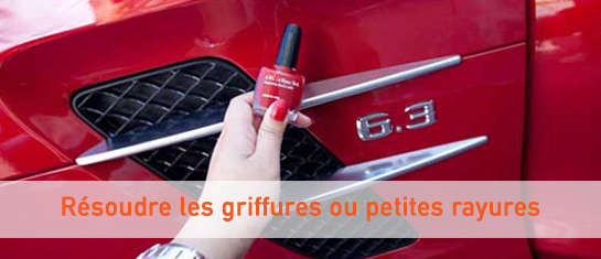 Astuce pour cacher les rayures sur sa voiture