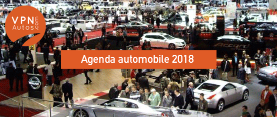 Agenda des salons automobiles 2018