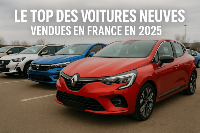 Top 10 des voitures les plus vendues en France en 2025 : qui est en tête ?
