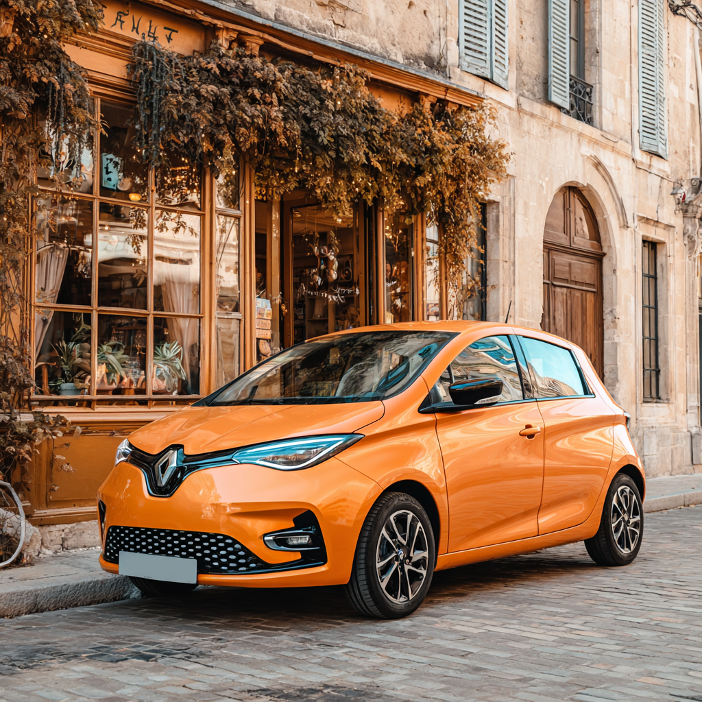 Renault-zoe-orange-ville