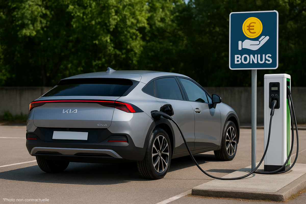 La Kia EV4 Fastback en charge