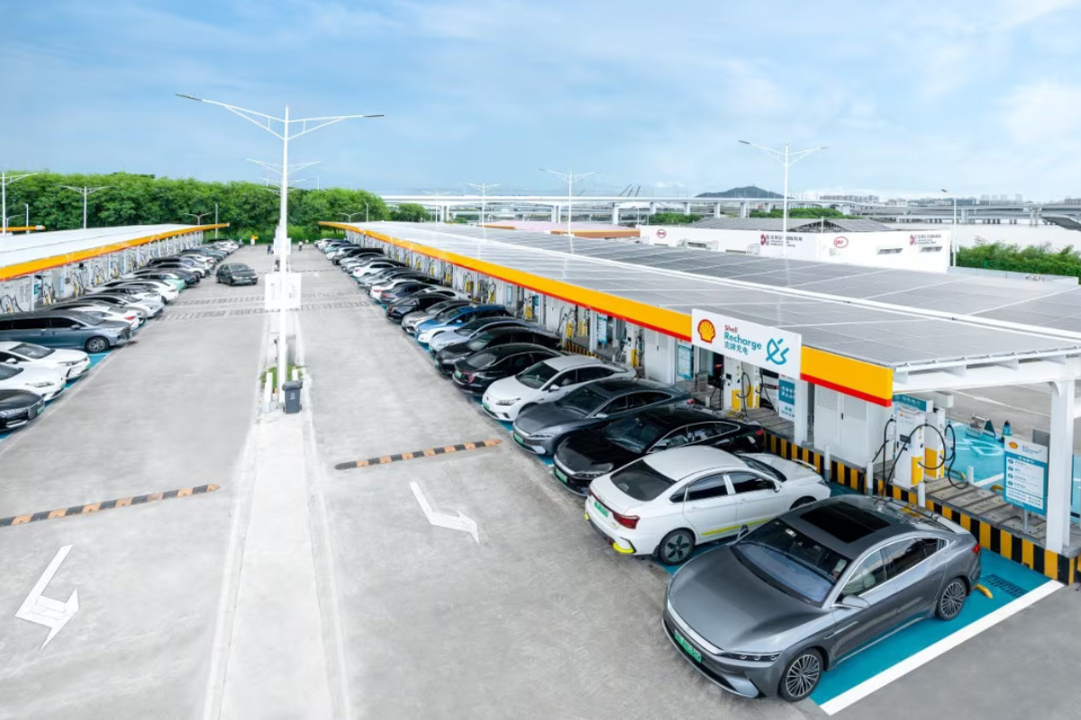 Borne de recharge en Chine