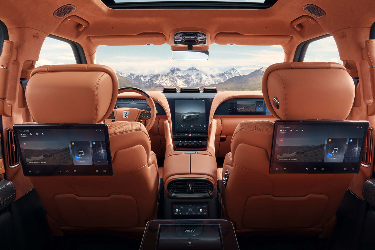 Les places arrières du Yangwang U8L