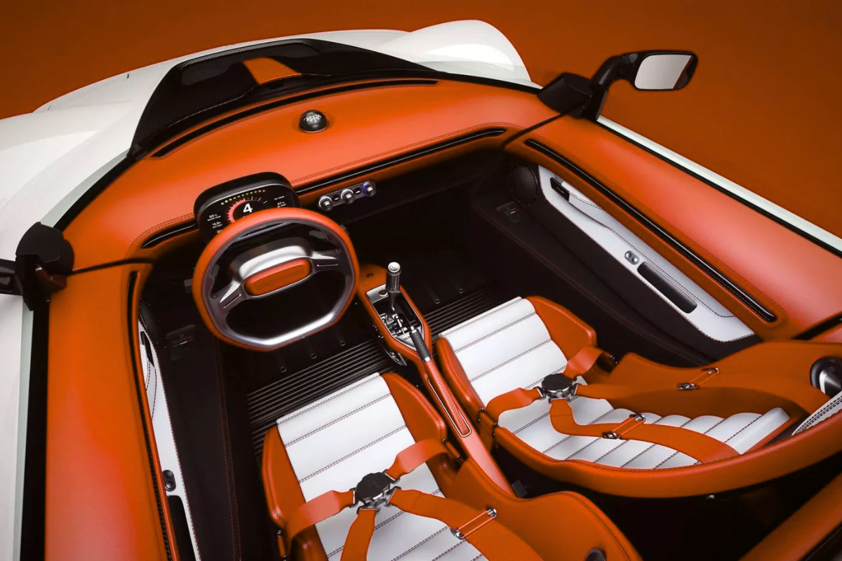 Intérieur de la Bertone Runabout