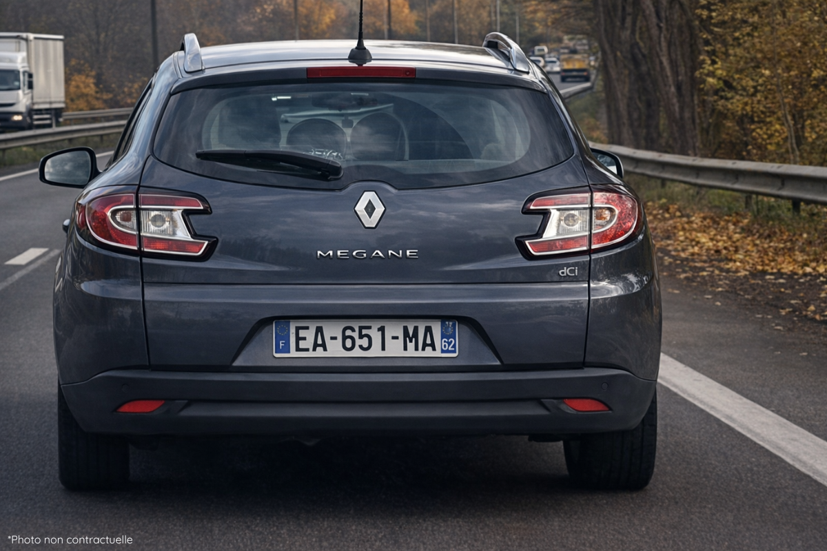 Renault Megane radar privatisé