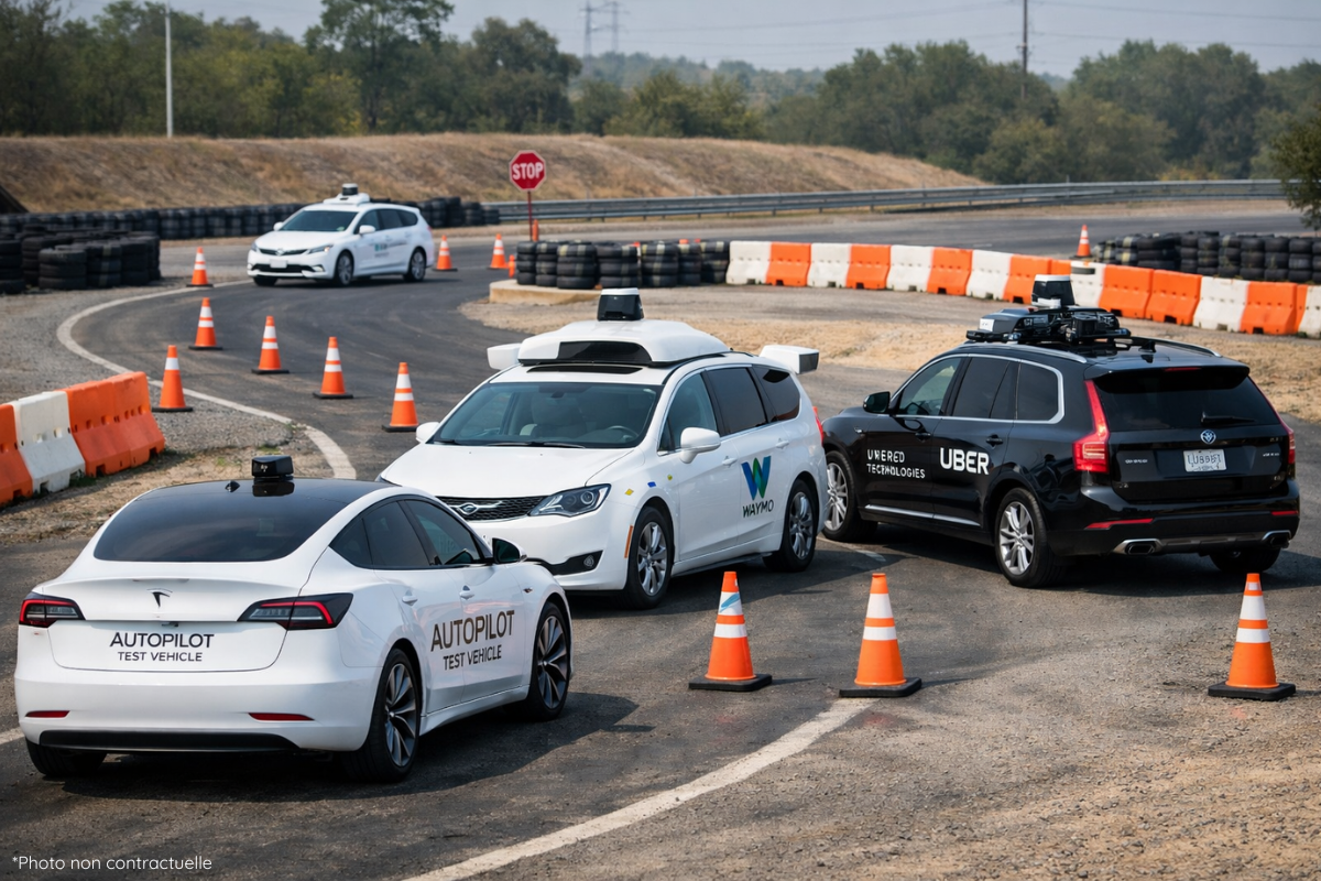 Des voitures autonomes en test
