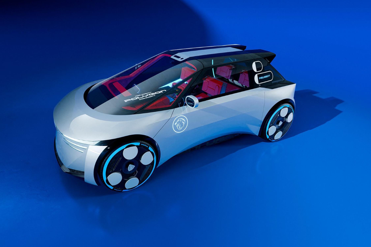 La concept car Peugeot qui intégrerais le volant rectangulaire