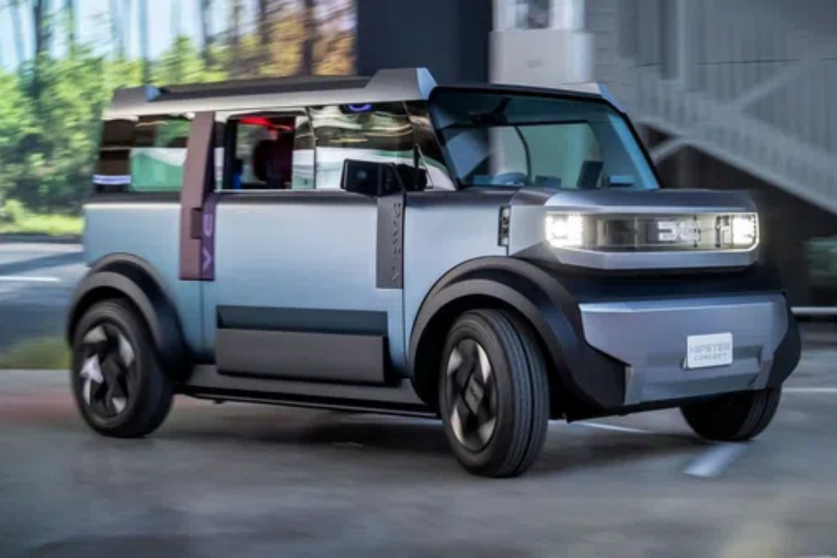 La Dacia Hipster, concept car, en mouvement