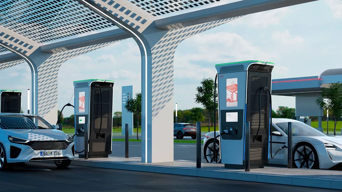 Borne de recharge, ultrarapide.