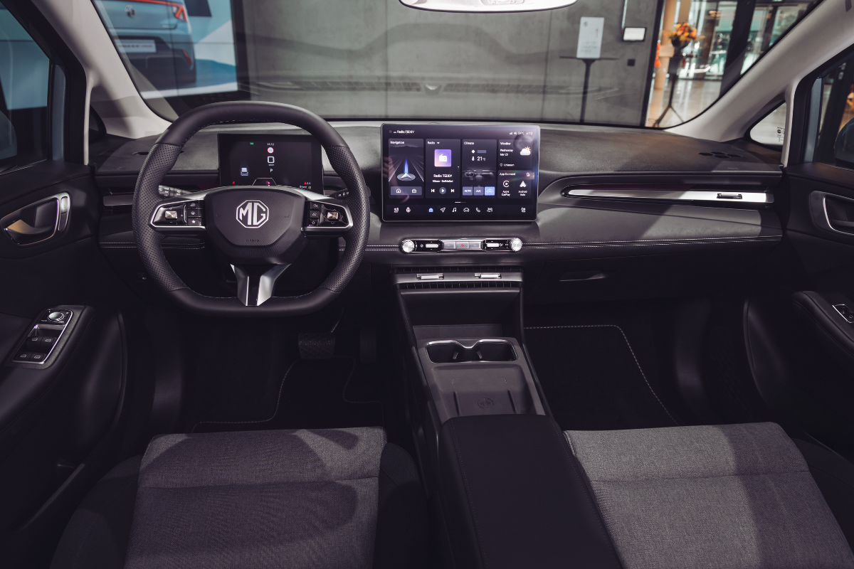 Intérieur de la MG4 EV Urban