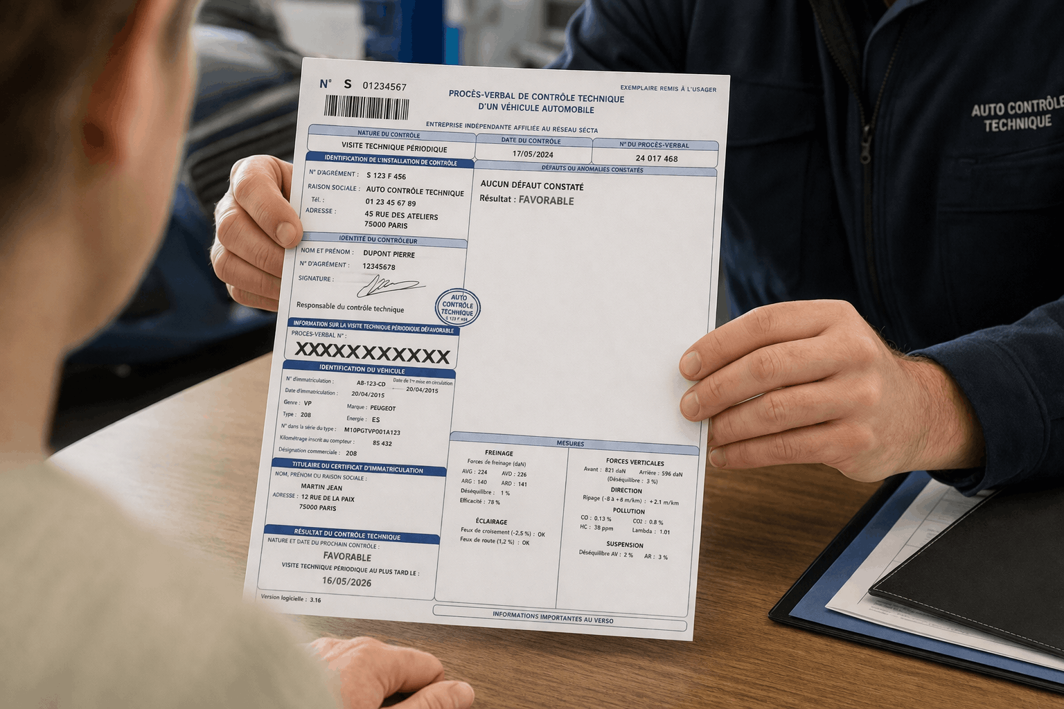 document contrôle technique